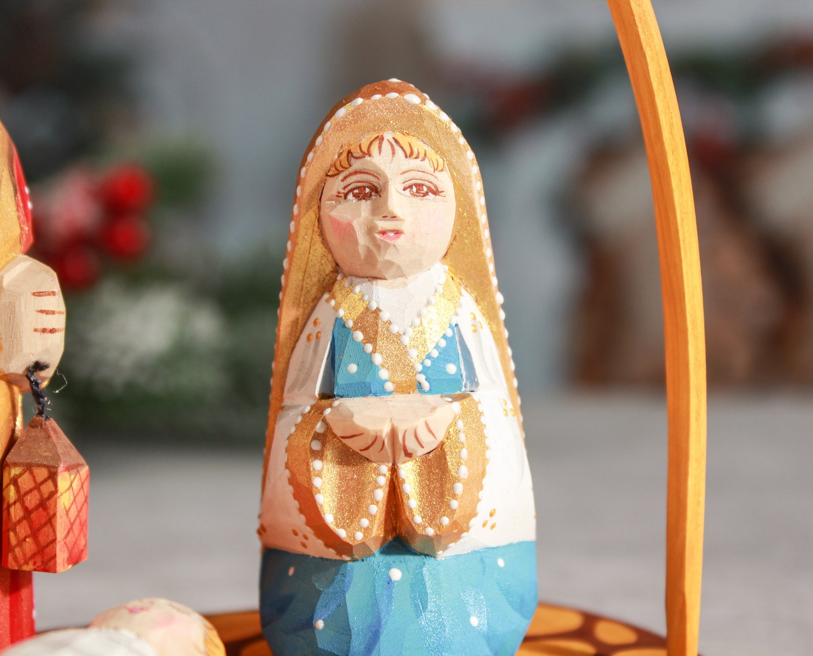 Nativity set Nativity scene Wooden figures Nativity stable Etsy