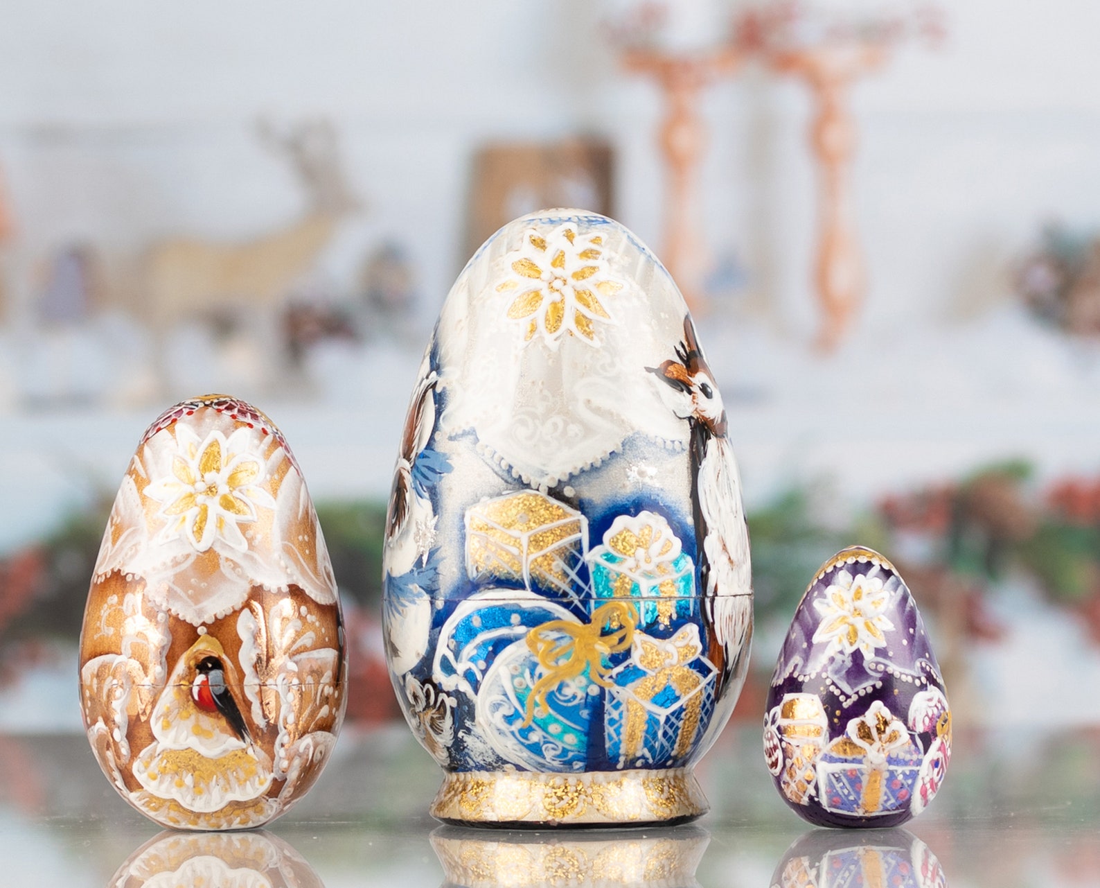 Russian Easter Matryoshka Nesting egg Russian nesting Etsy