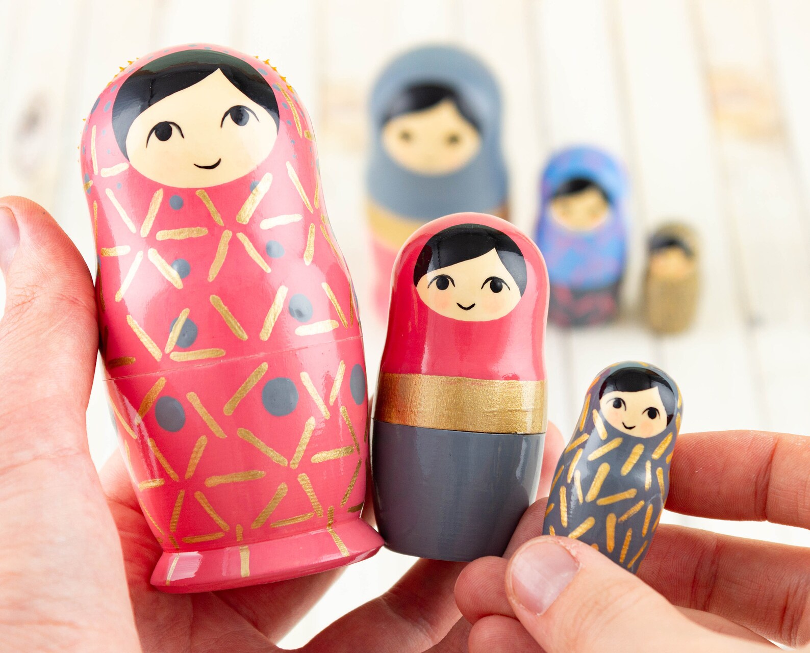 little dolls that stack inside each other