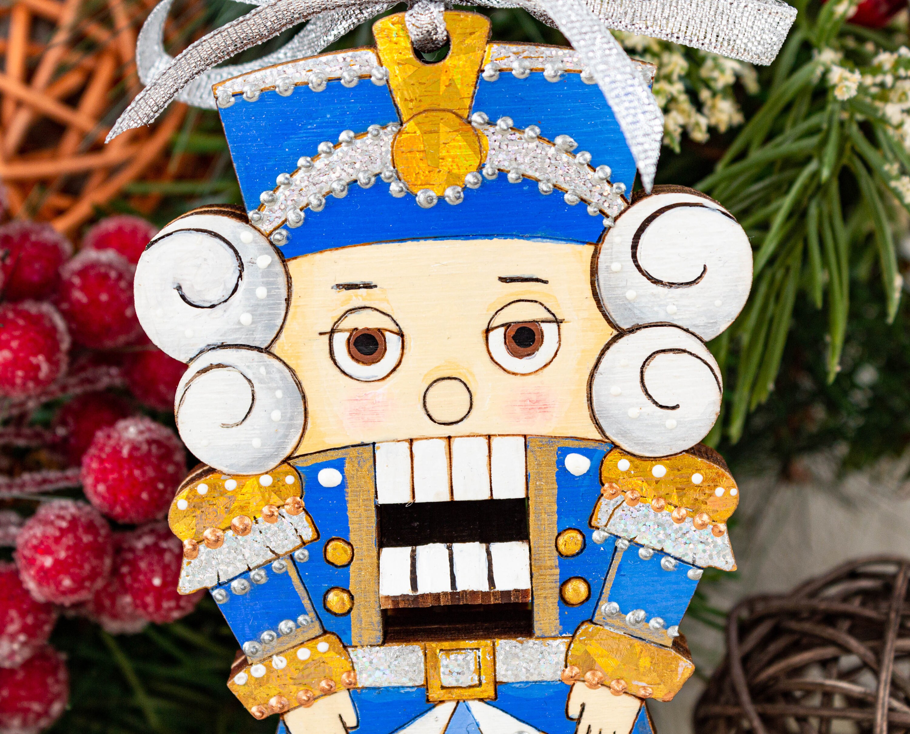 Christmas ornaments Nutcracker 511'' 13cm Etsy