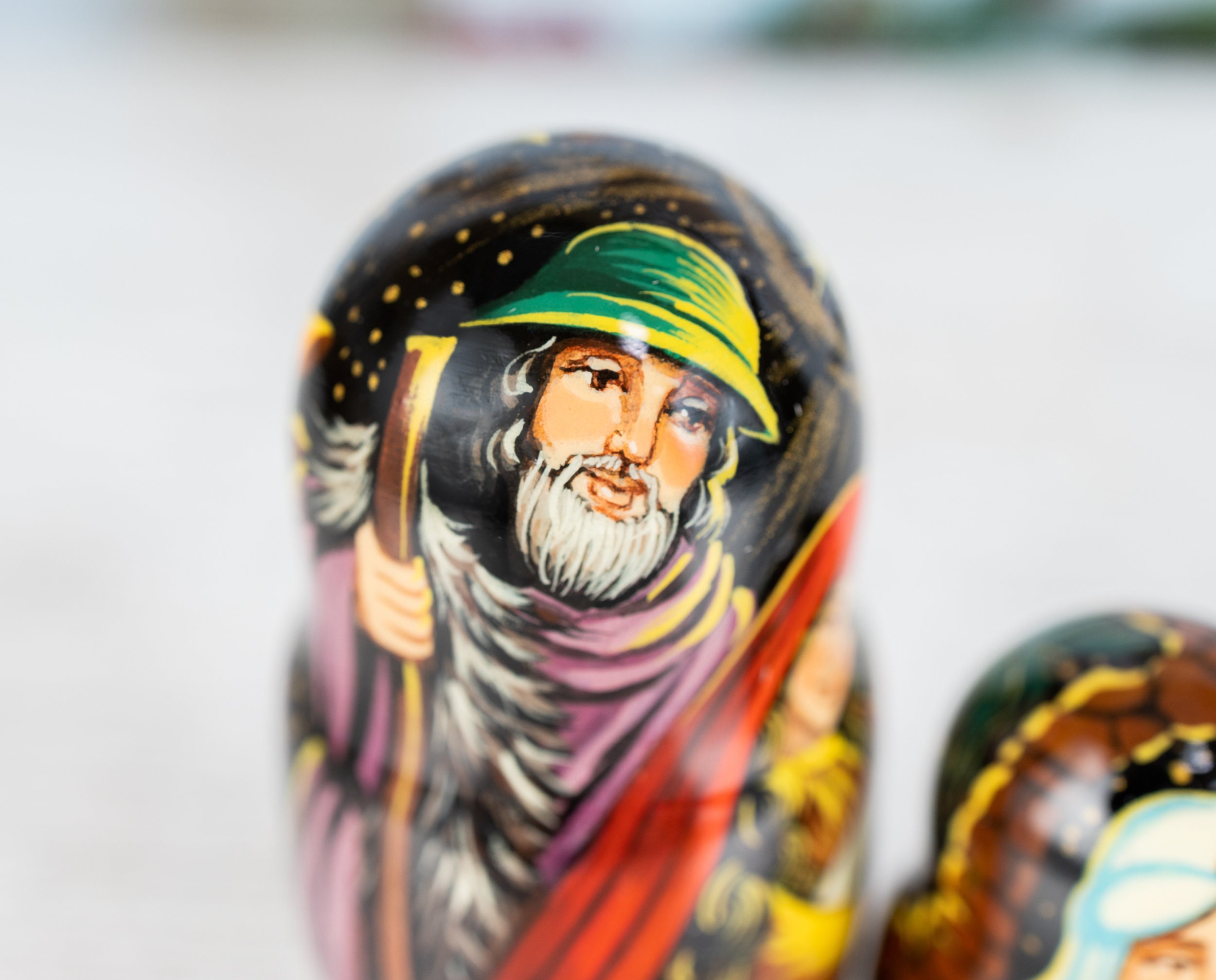 Nativity Scene Nesting Dolls Nativity Set Nativity Nesting Etsy