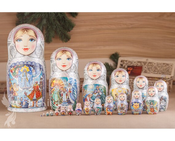 20 piece russian nesting dolls