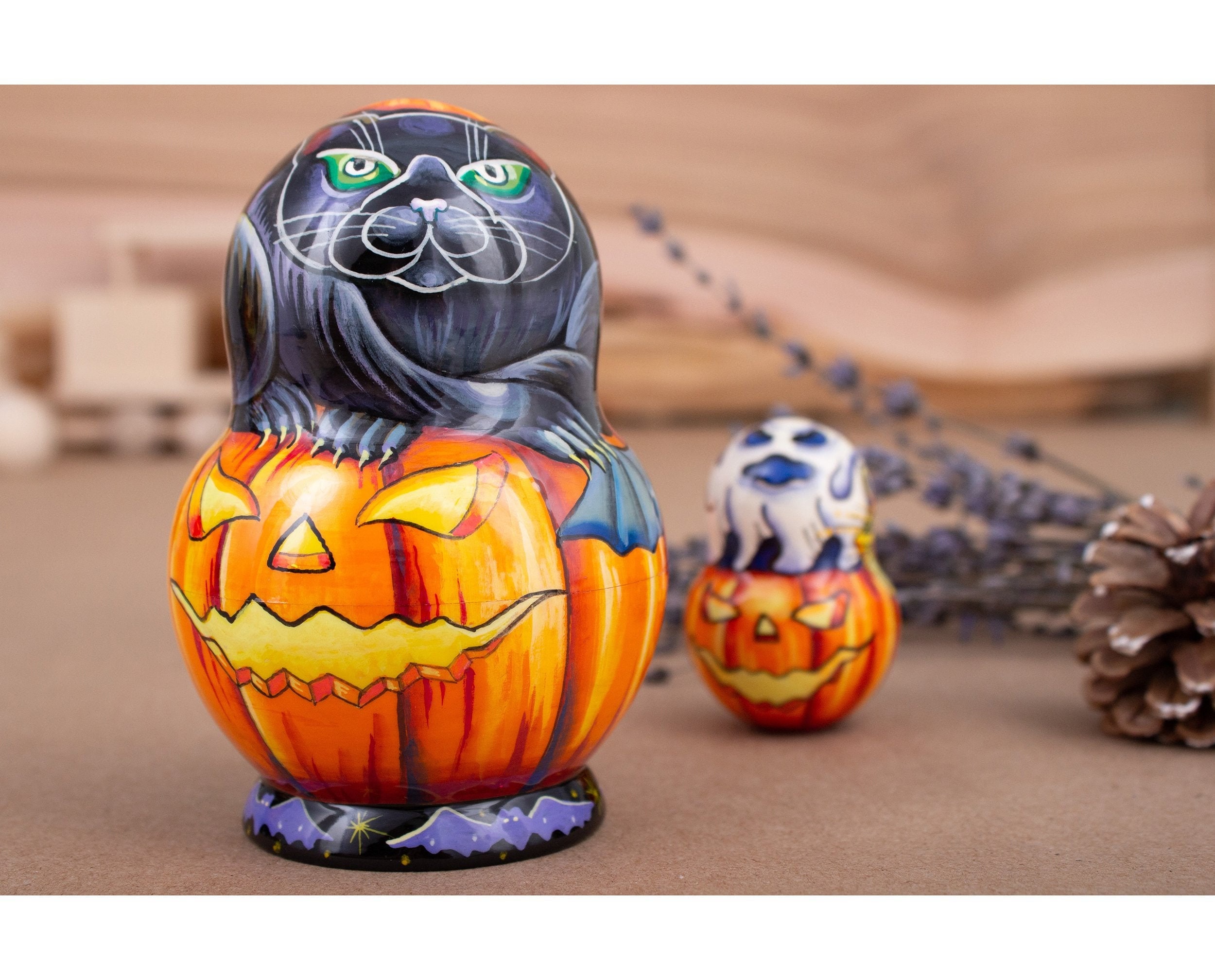 Halloween Nesting Dolls Matryoshka Custom Nesting Dolls