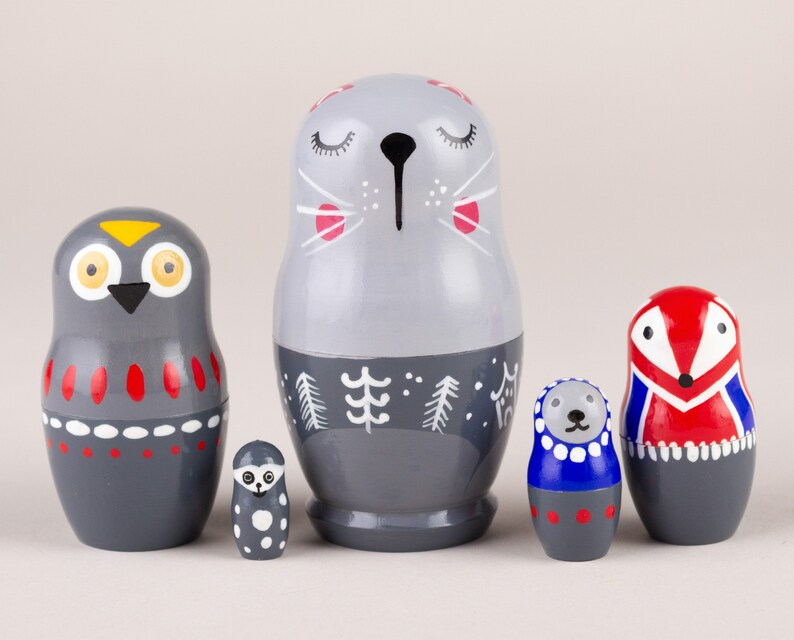 cat nesting dolls