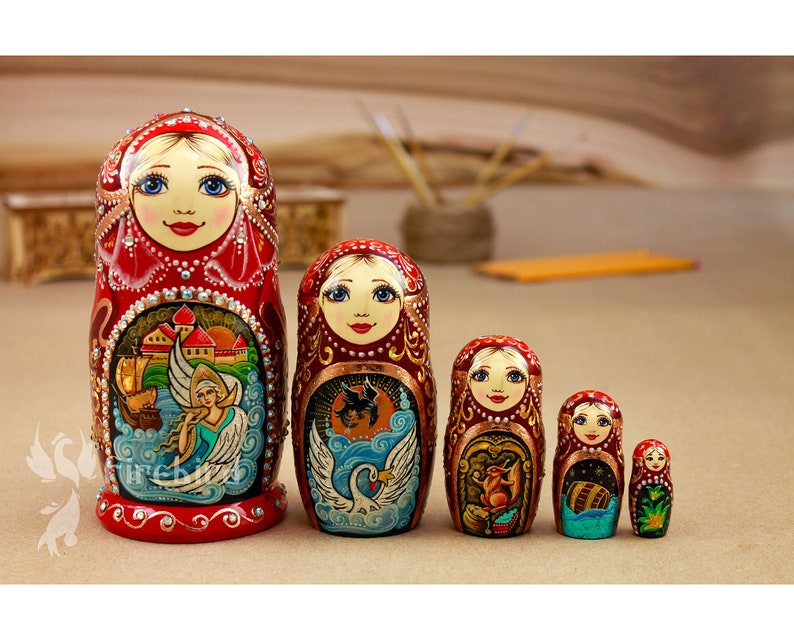 personalized russian nesting dolls