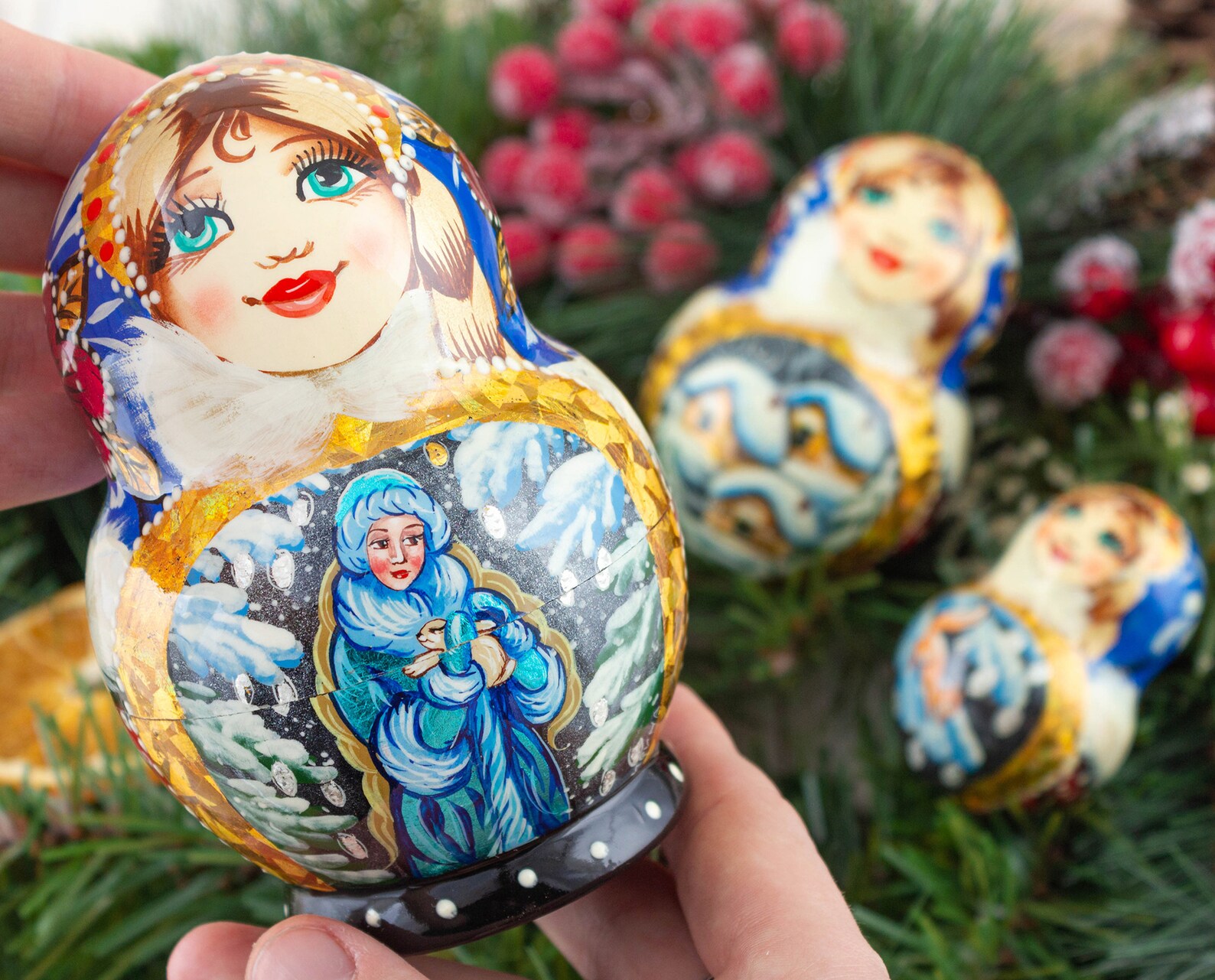 Matryoshka doll Kids Christmas Gifts Russian Nesting dolls Etsy