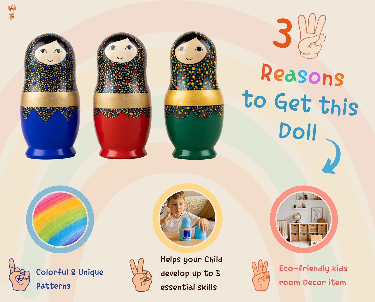 little dolls that stack inside each other