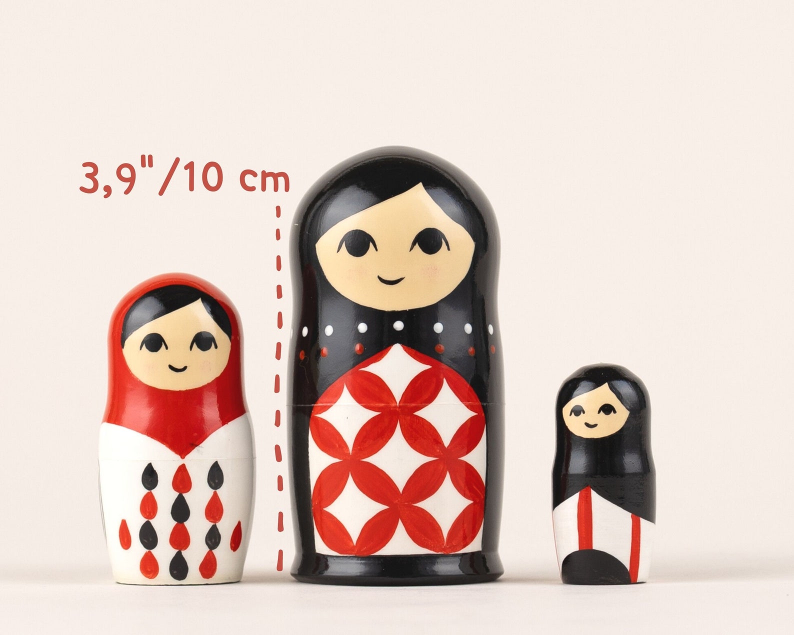 Kids wooden nesting dolls Matryoshka doll Stacking dolls Etsy