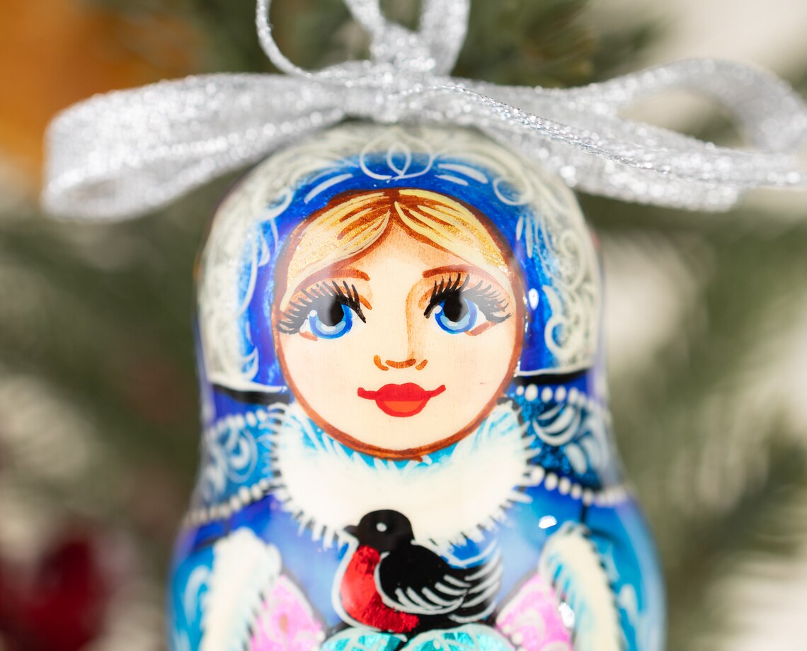 Russian doll ornaments Christmas tree ornaments Matryoshka Etsy