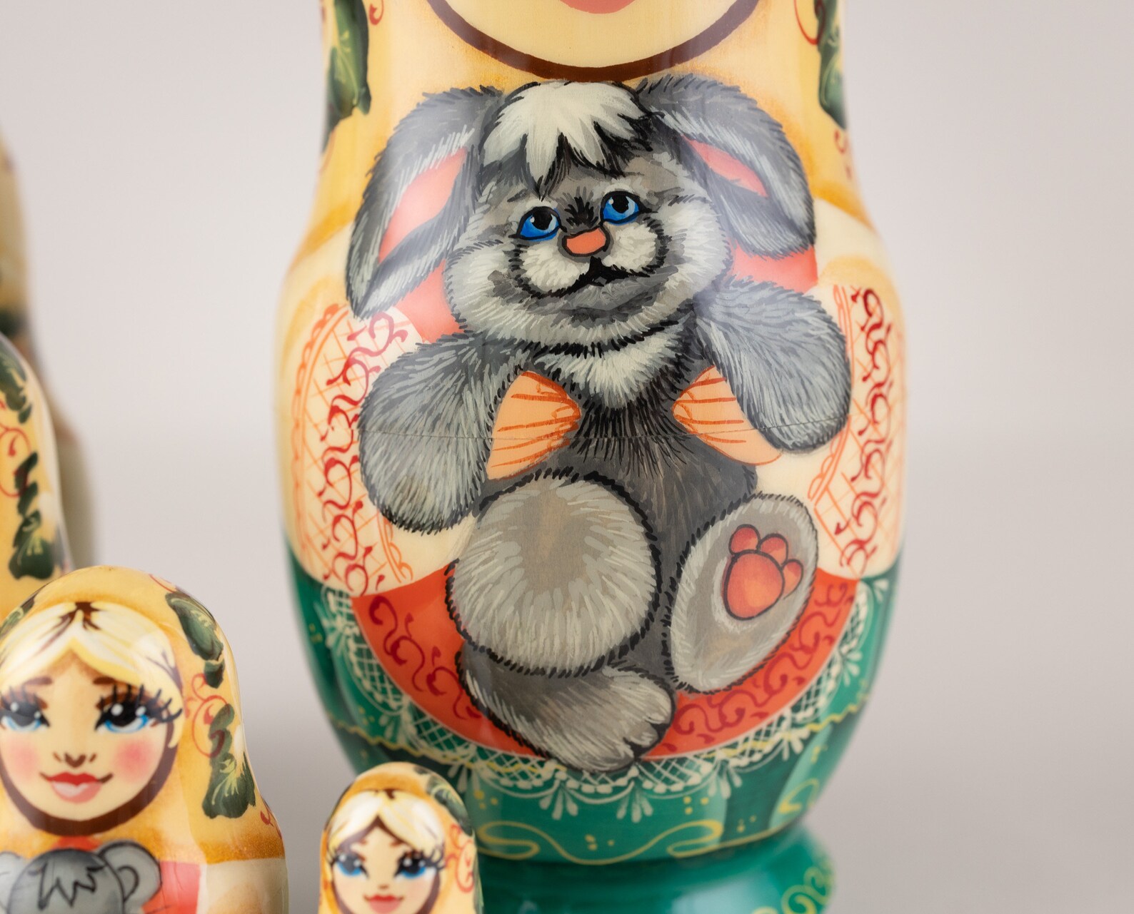 Russian nesting dolls Matryoshka Animals Mothers Etsy