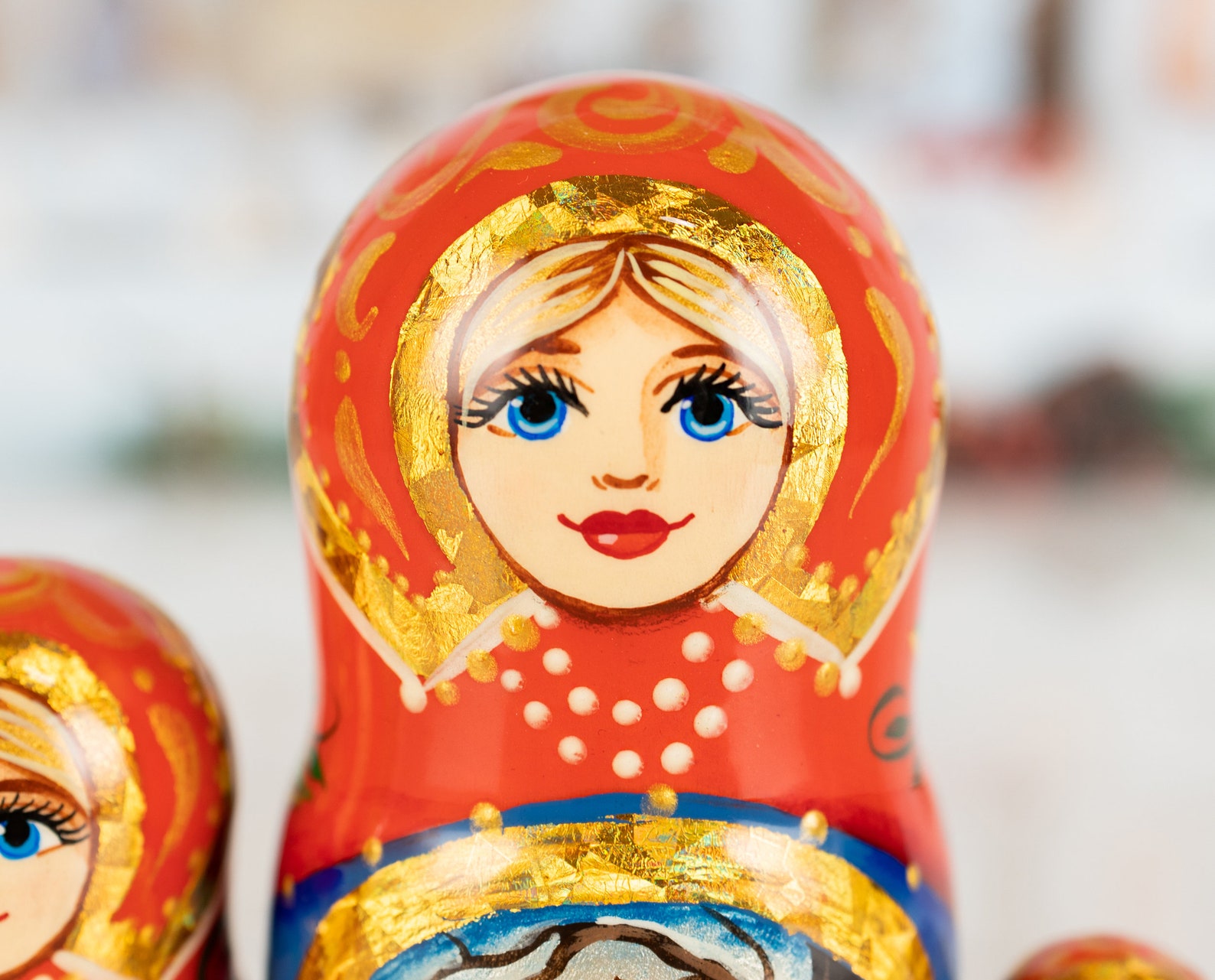 Russian nesting dolls Babushka dolls Christmas matryoshka Etsy