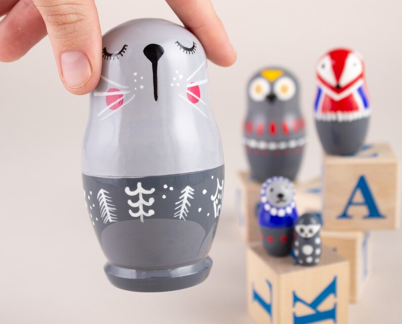 cat nesting dolls