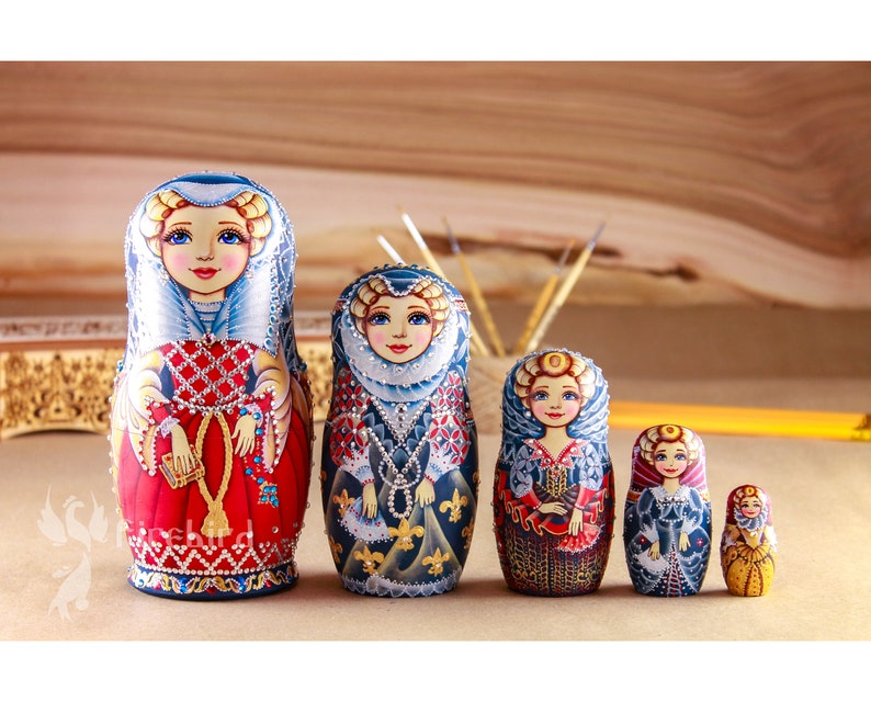 personalized russian nesting dolls