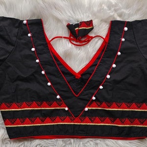 Beautiful Embroidery Readymade Cotton Blouse Saree Blouse For Indian Women Party, Festive, Wedding Wear Tunic Top Ethnic Traditional Wear