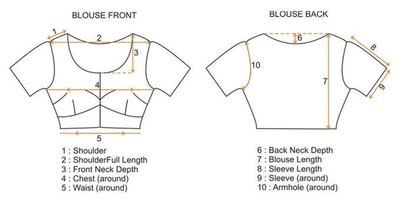 Festive Indian Handcrafted Embroidered Cotton Stitched Readymade Blouse For Women/'s Party Occasion Wedding Wear Crop Tops /& Tees Ethnic