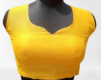 Camicetta pronta all'uso cucita da stilista, abbigliamento da festa, matrimonio, abbigliamento festivo, camicetta sari/sari per donna, top e magliette, top corto etnico tradizionale