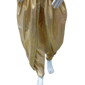 Indian Dhoti Salwar, Dhoti Pant, Draped Skirt Set, Women Plain Harem Pants Top Skirt Ethnic Dhoti Style Salwar Suit for Casual Traditional