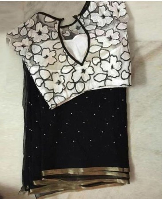 pearl work dress design