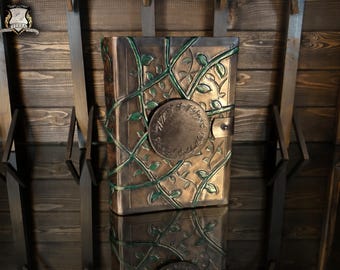 OBO - Le Seigneur des Anneaux – J. R. R. Tolkien, Bloc sculpté, Couverture en cuir + Élégante BOÎTE