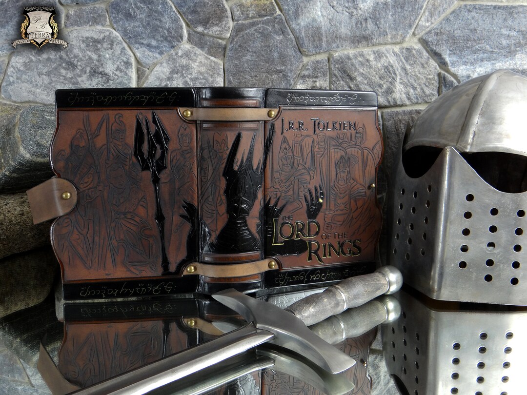 The Lord of the Rings J. R. R. Tolkien Artistic Bookbinding Wooden Box