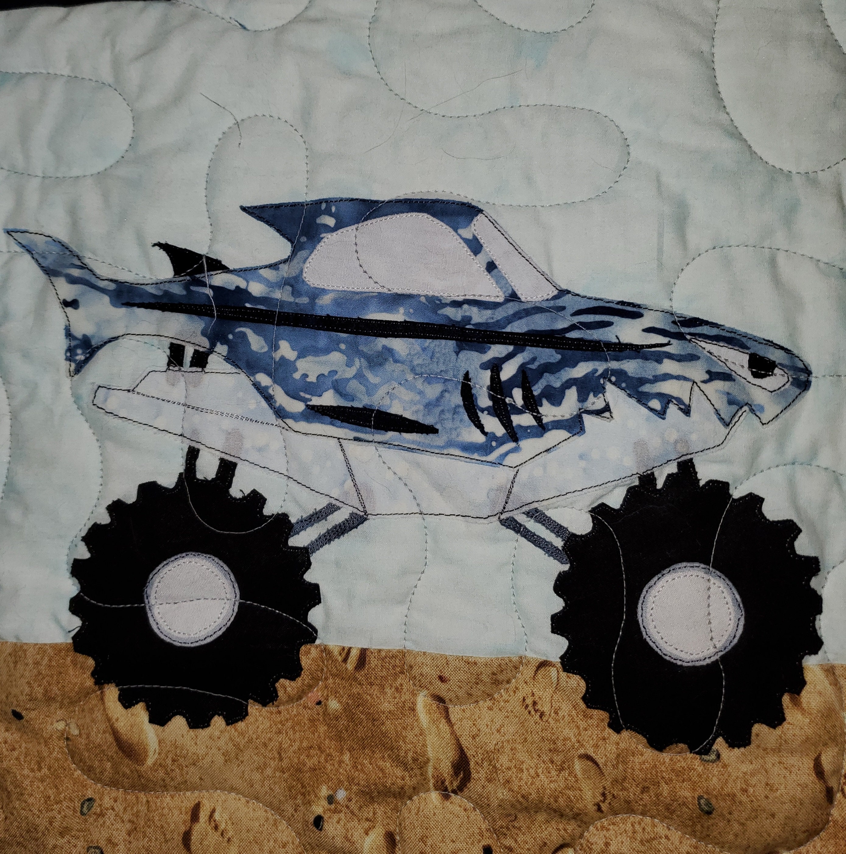 Monster Trucks, Quilt, Pattern Etsy