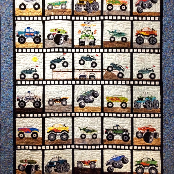 Monster Trucks, Kołdra, wzór