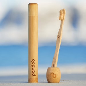 4er saving set bamboo hand toothbrush image 5