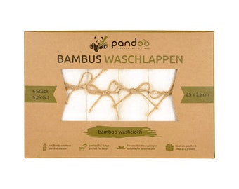 Bamboo washcloth, hypoallergenic & antibacterial