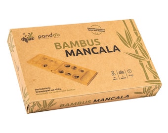 pandoo Mancala bean game made of bamboo