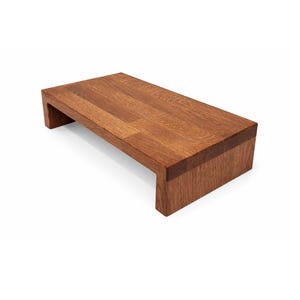 Fußbank Fußtritt Hocker Eiche Holz Handarbeit Schemel Ritsche Sofatablett Holzständer Holzunterlage Laptop
