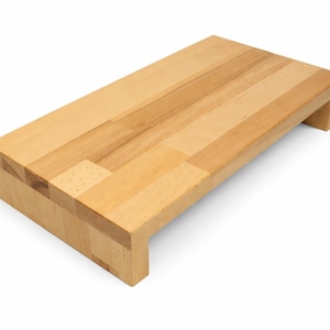 Bandeja para sofá, tampo de mesa, suporte para monitor, apoio para os pés, banco de madeira, banqueta, assento de banco, suporte, apoio para os pés, banco de faia maciça