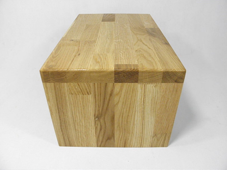 Footstool kick stand made of solid oak wood image 4