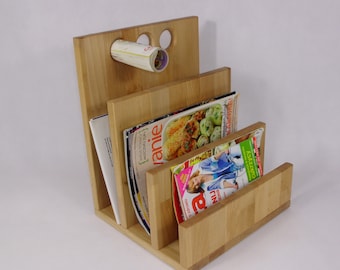 FETCOI Newspaper Magazine Display Rack Stand Iron Book Rack Floor