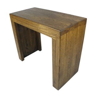 Sitzhocker Beistelltisch Sitzbank Bank Hocker Massivholz Eiche Holz massiv rustikal Ständer