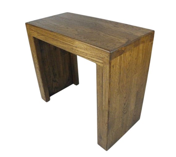Sitzhocker Beistelltisch Sitzbank Bank Hocker Massivholz Eiche Holz massiv rustikal Ständer