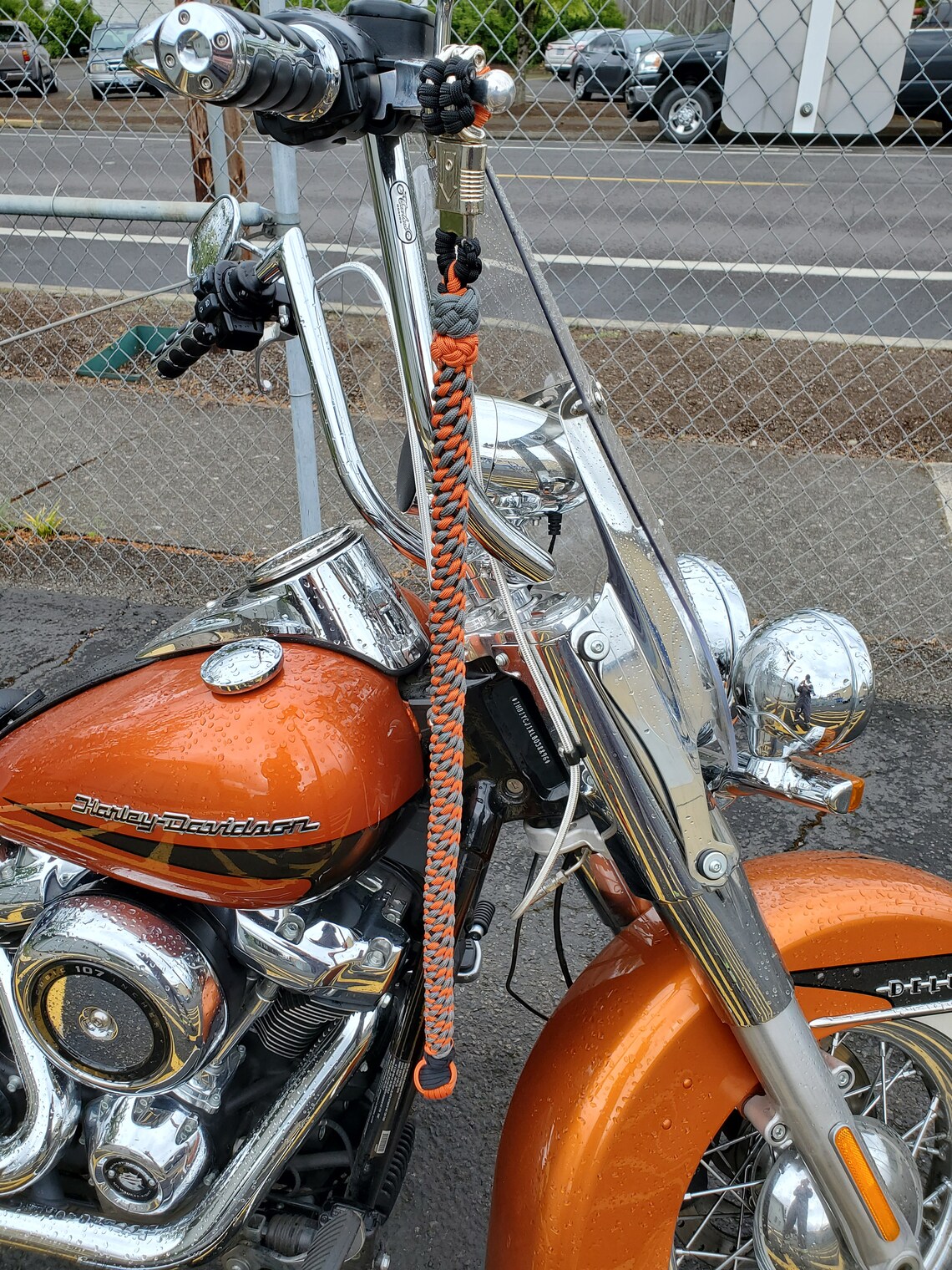 Handmade Motorcycle Paracord Get Back Whip Custom Colors Etsy