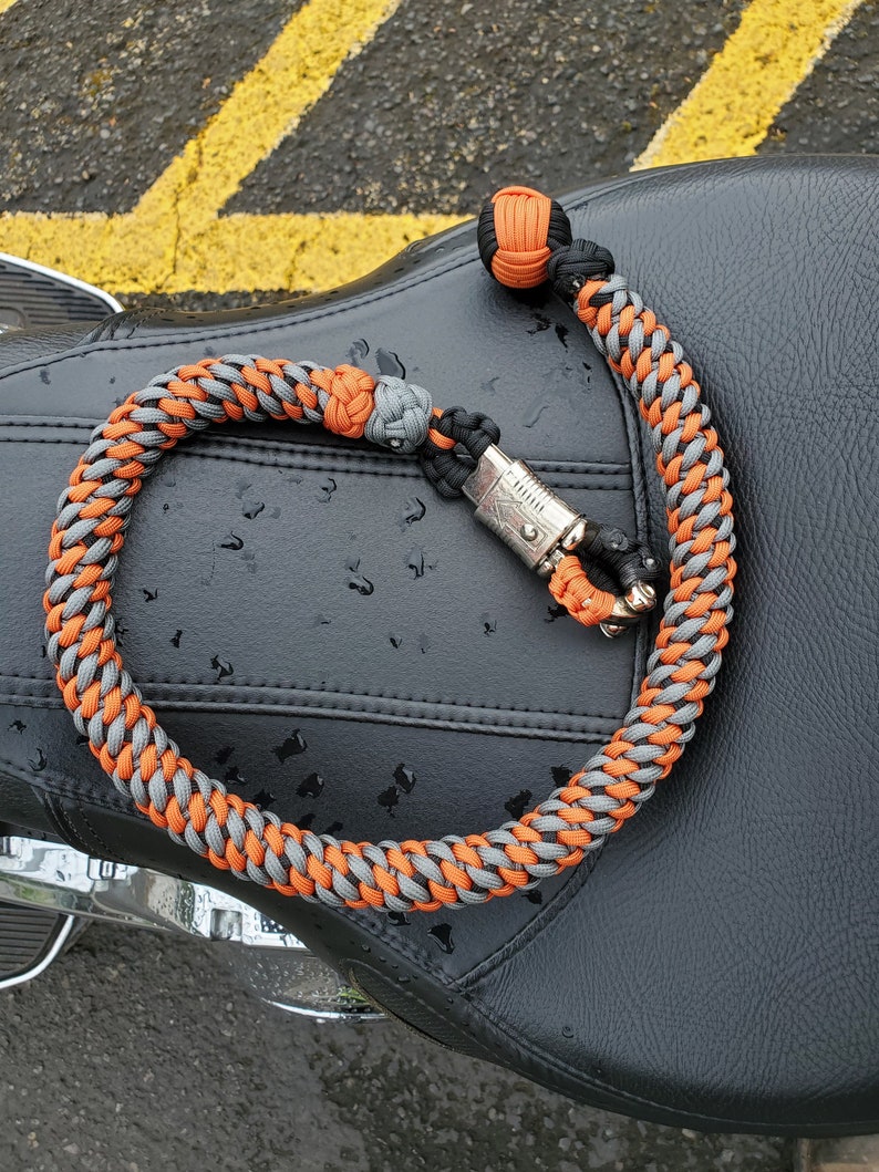 Handmade Motorcycle Paracord Get Back Whip Custom Colors Etsy