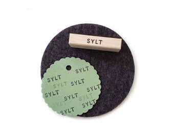 Text-Stempel »Sylt«