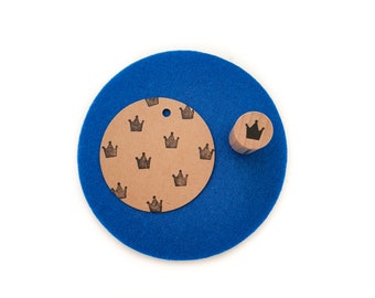 Mini stamp crown.