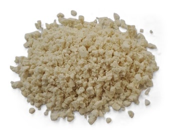 Latex flakes, natural latex flakes from organic farming, loose