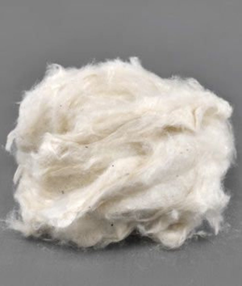 Loose kapok, natural filling material, kapok fibers for yoga pillows, for crafting image 1