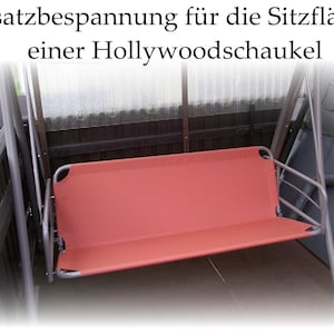 Sitz und Rücken Ersatzbespannung f. Hollywoodschau Bild 1