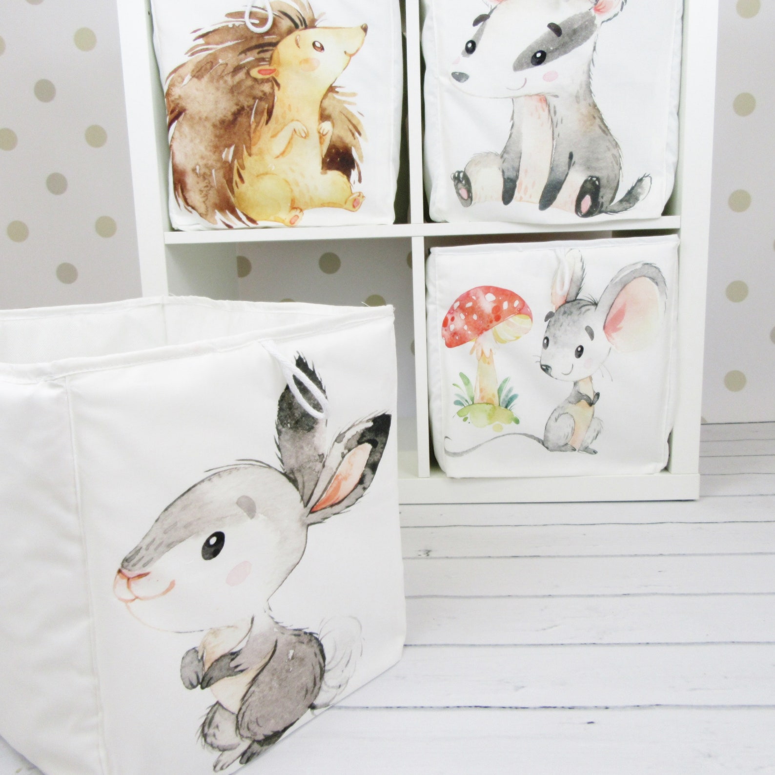 Toy Box Kallax Box Eket Box Animal Container Forest Etsy
