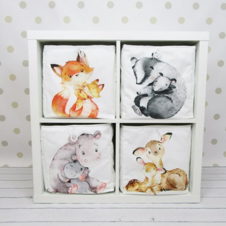 Toy Box Kallax Box Eket Box Animal Container Forest Etsy