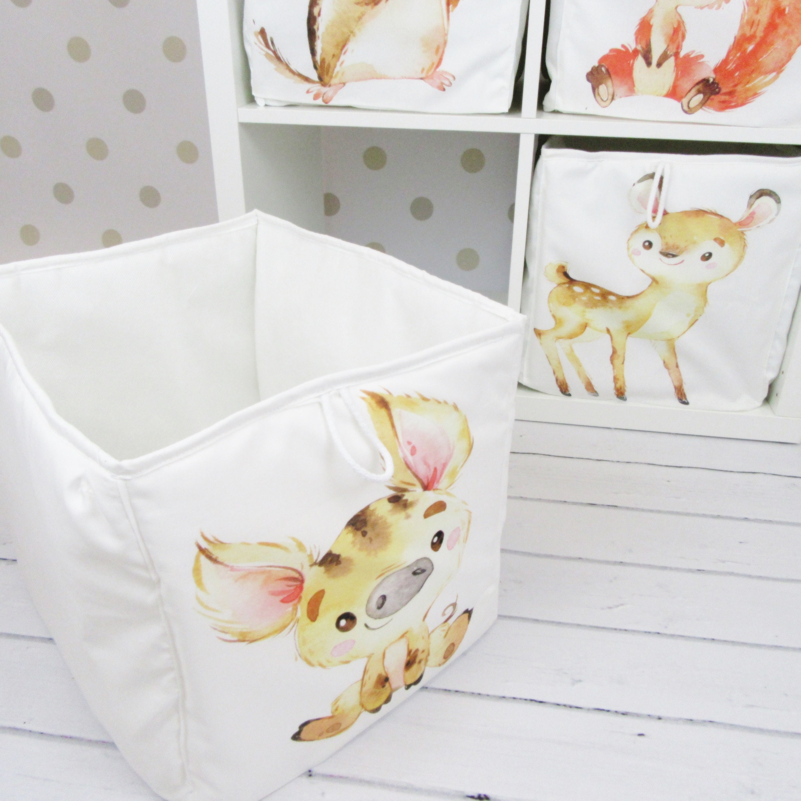 Toy Box Kallax Box Eket Box Animal Container Forest Etsy