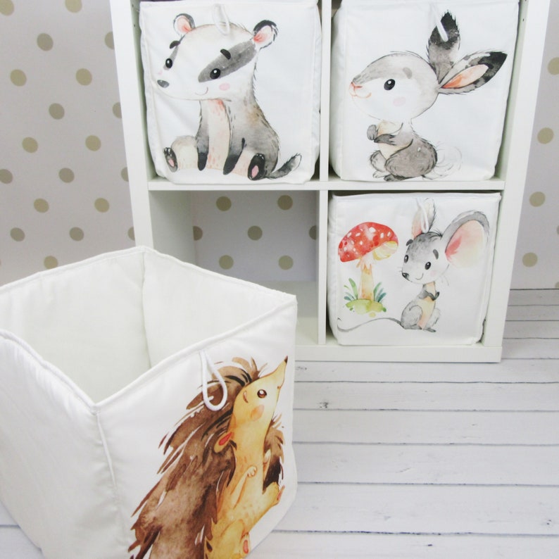 Toy Box Kallax Box Eket Box Animal Container Forest Etsy