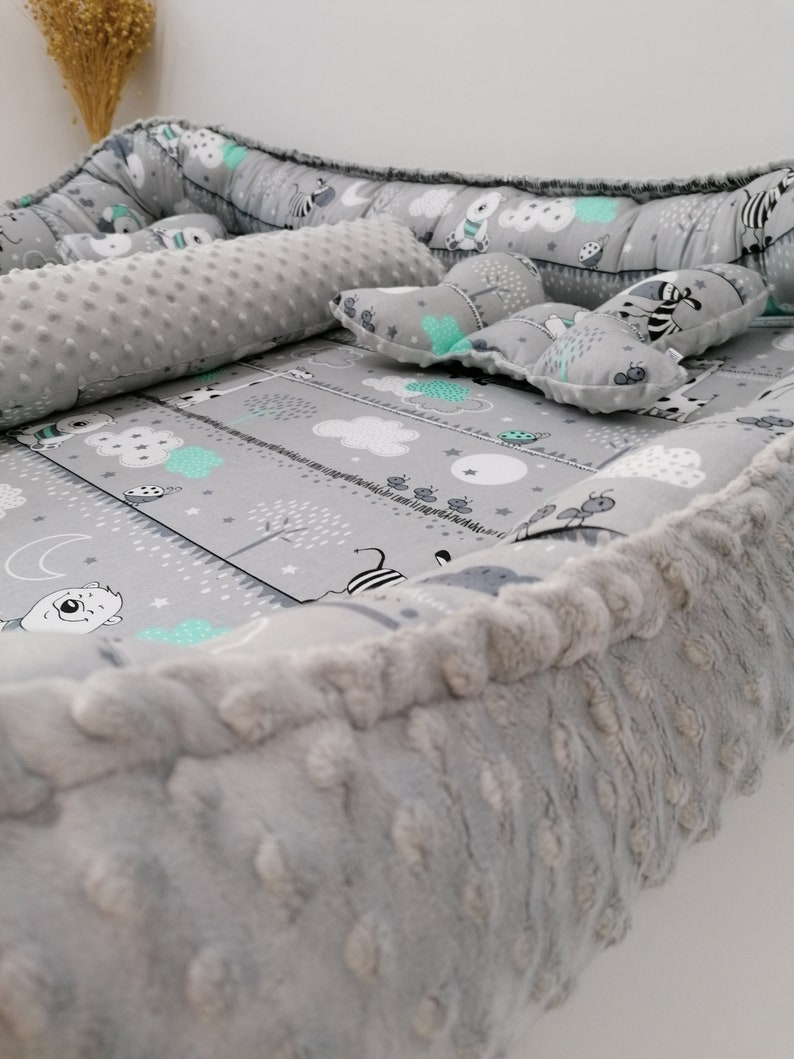 Babynest for Twins Cocoon for Twins Nest for Twins Play Mat Etsy