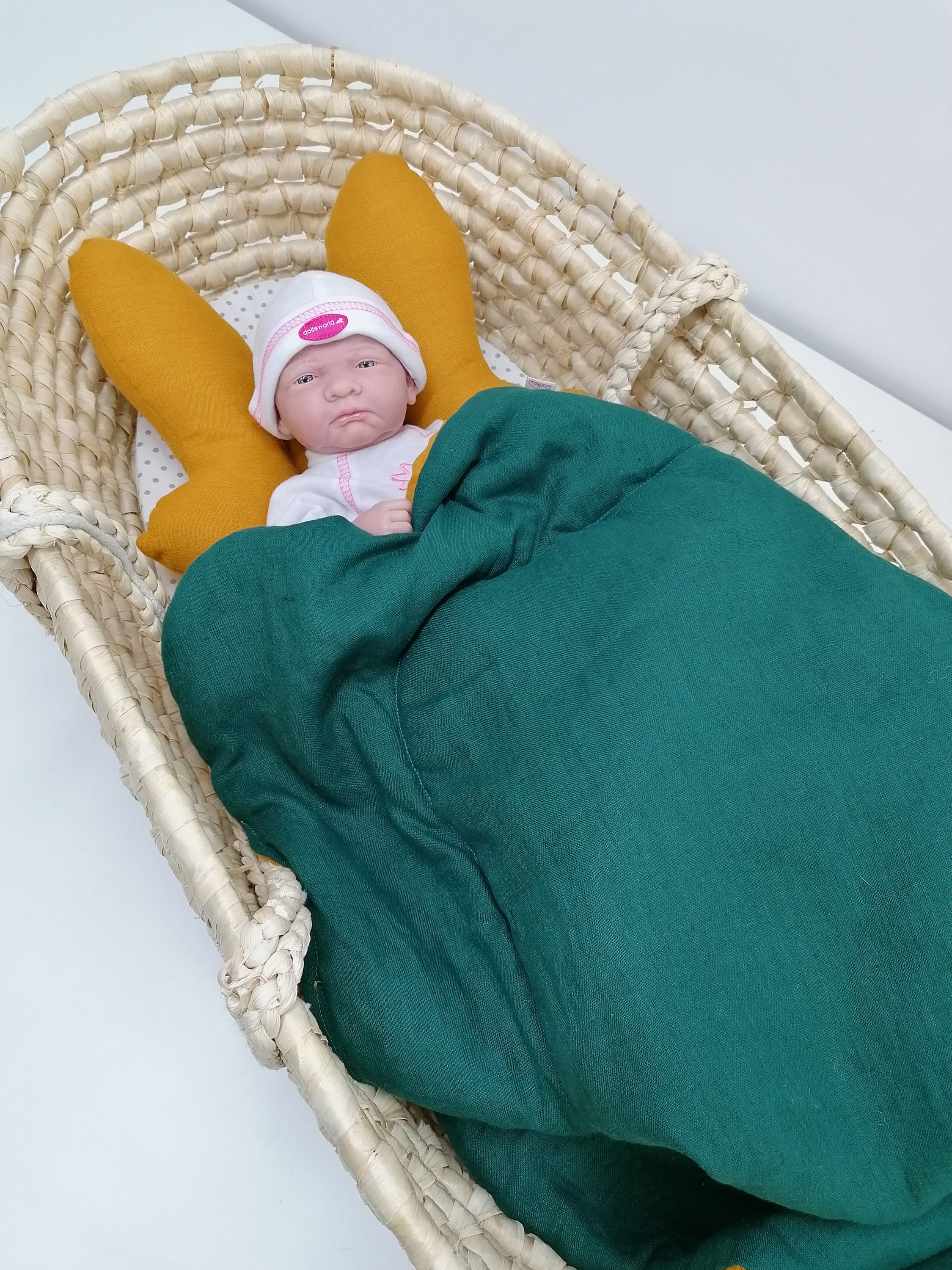 Linen bedding for a pram linen bedding for a baby. Etsy