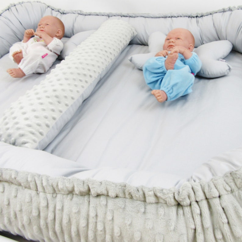 Babynest for twins cocoon for twins nest for twins play mat Etsy