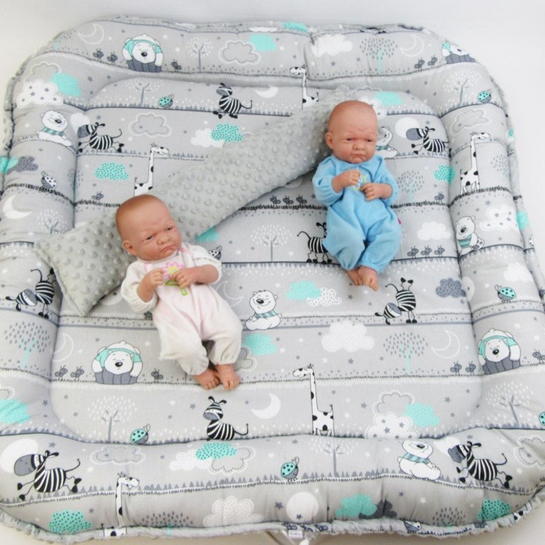 Babynest for twins cocoon for twins nest for twins play mat Etsy
